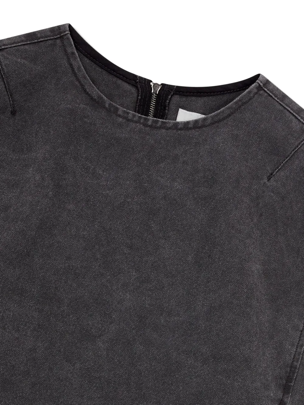 Studio Tomboy Sleeveless Denim Vest In Black