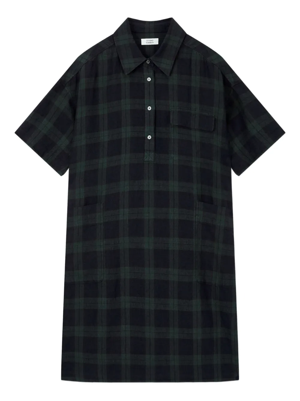 STUDIO TOMBOY Abito a quadri - Verde
