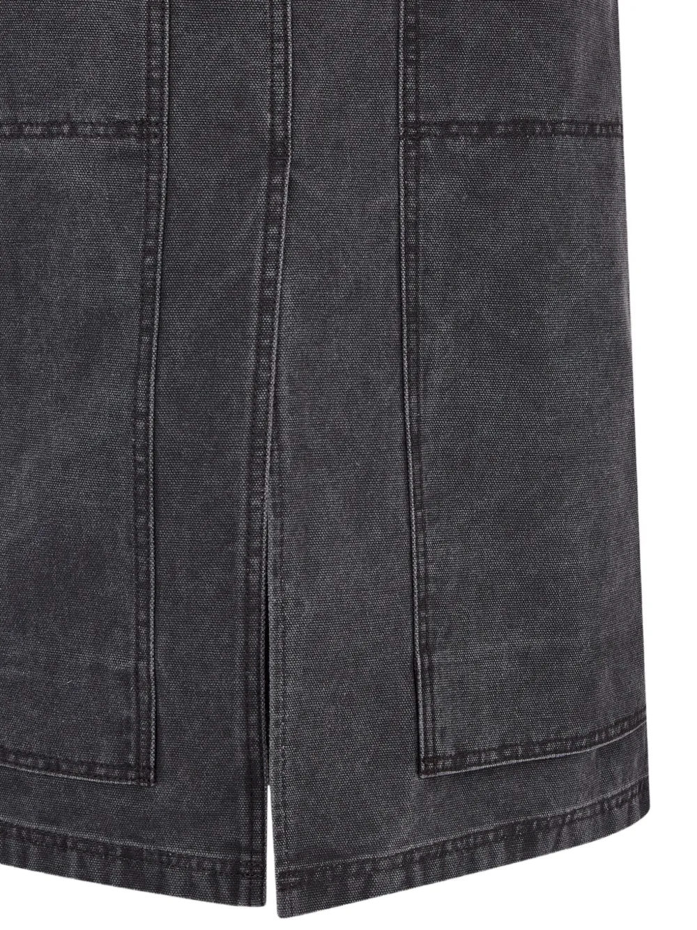 STUDIO TOMBOY Denim rok met dubbele zak Zwart