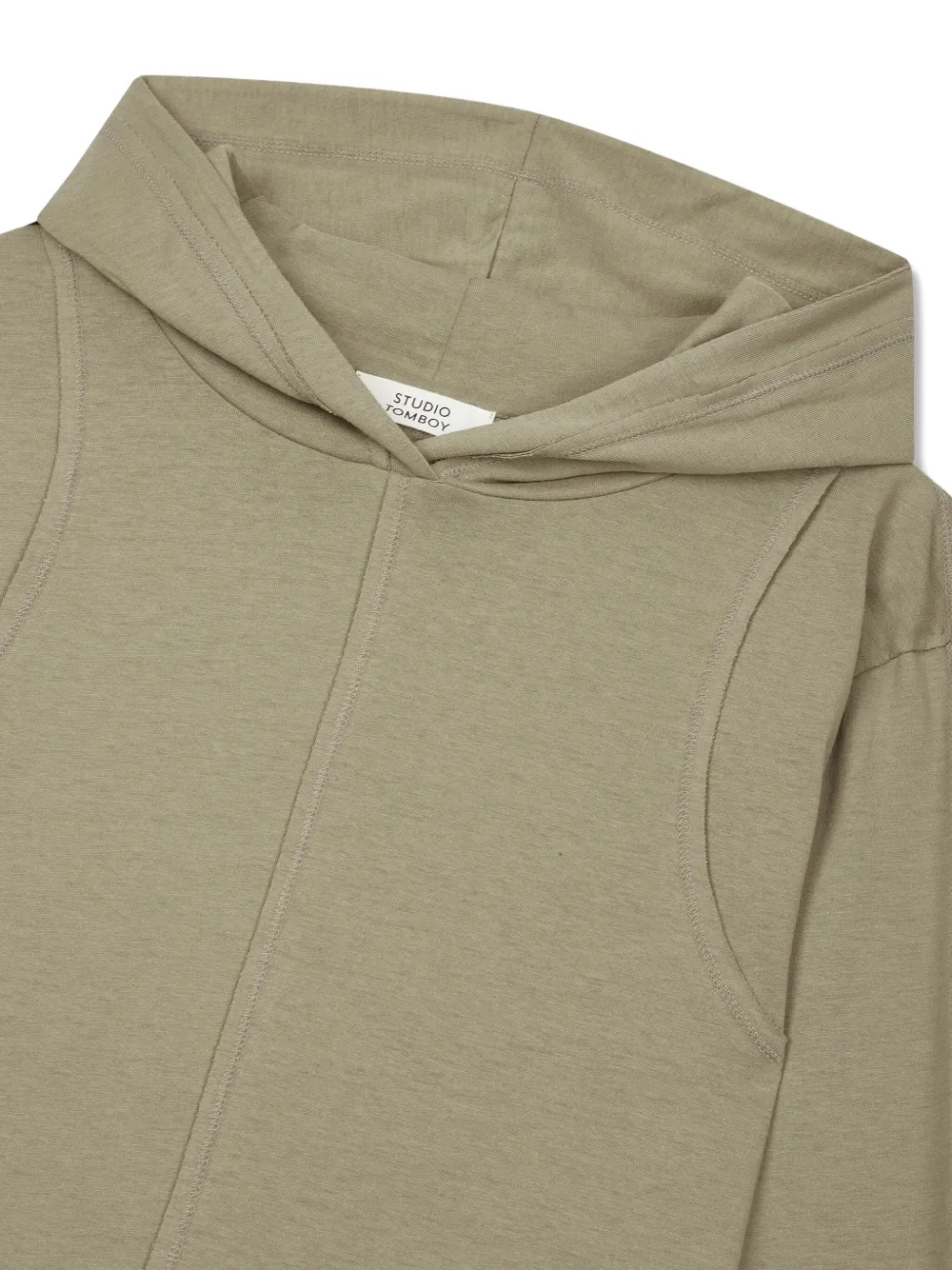STUDIO TOMBOY Hoodie met gelaagd-effect Groen