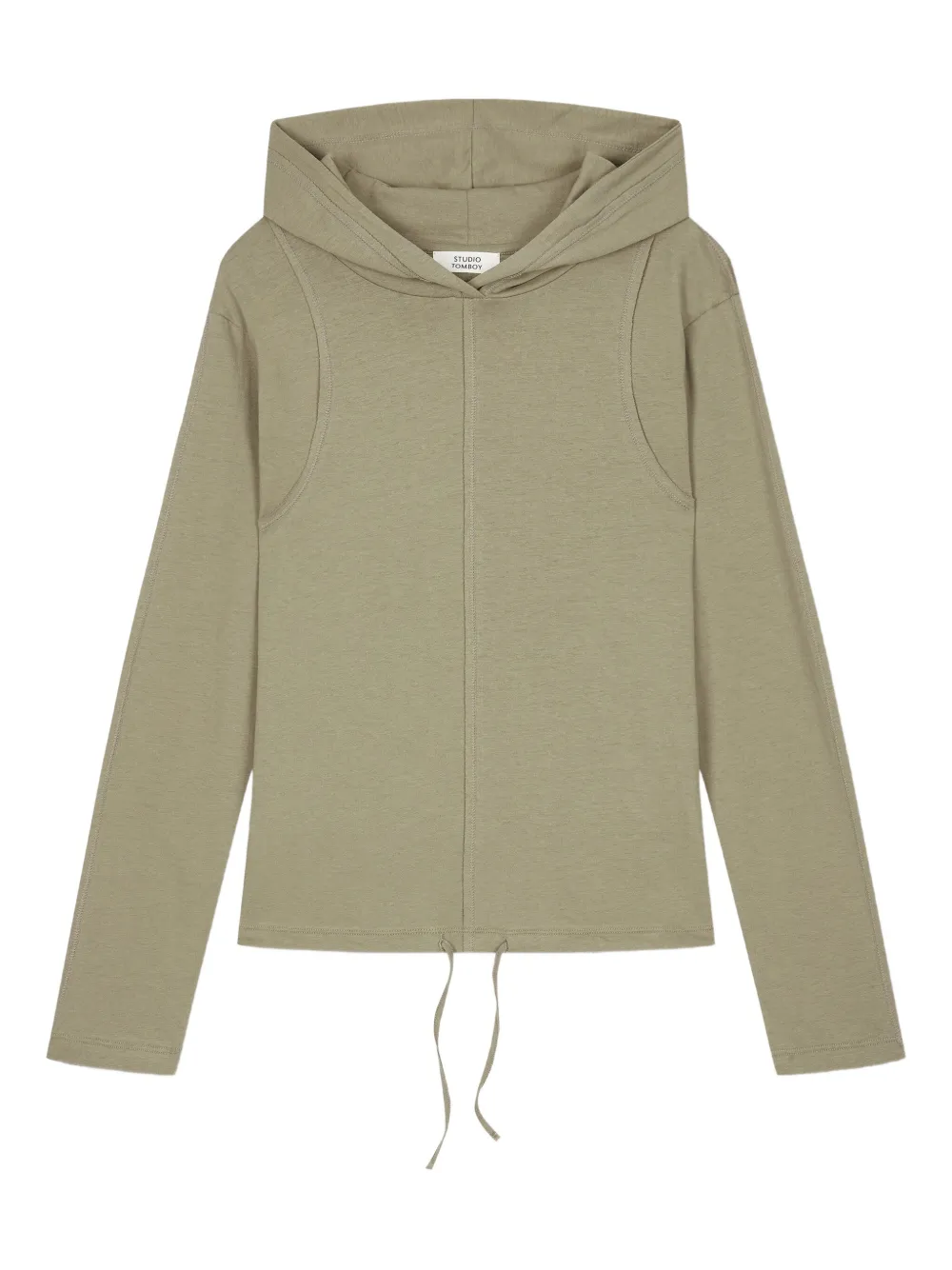 STUDIO TOMBOY Hoodie met gelaagd-effect Groen