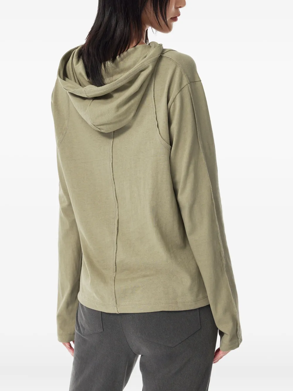 STUDIO TOMBOY Hoodie met gelaagd-effect Groen