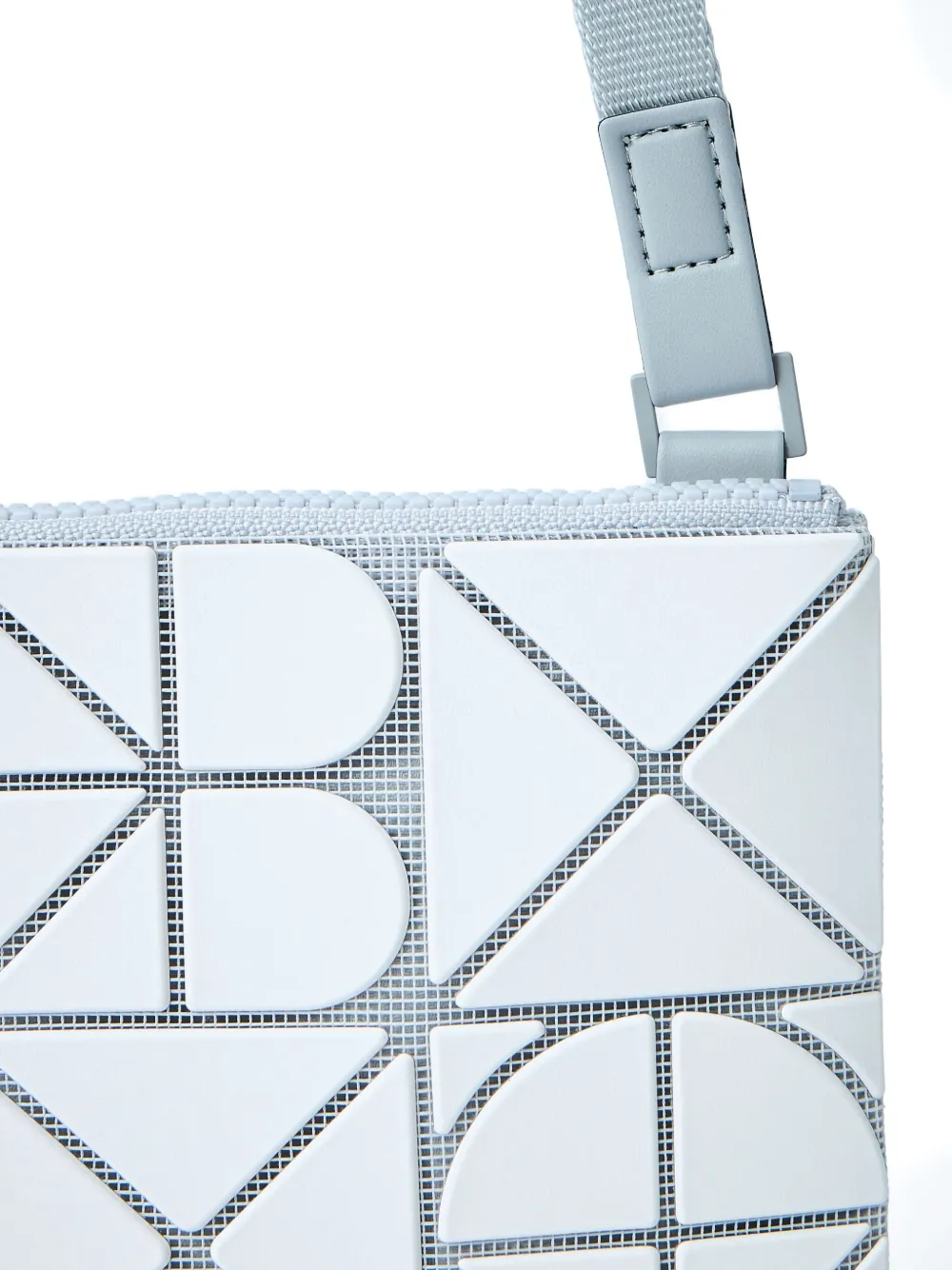 Bao Issey Miyake Font geometric-tile shoulder bag Wit