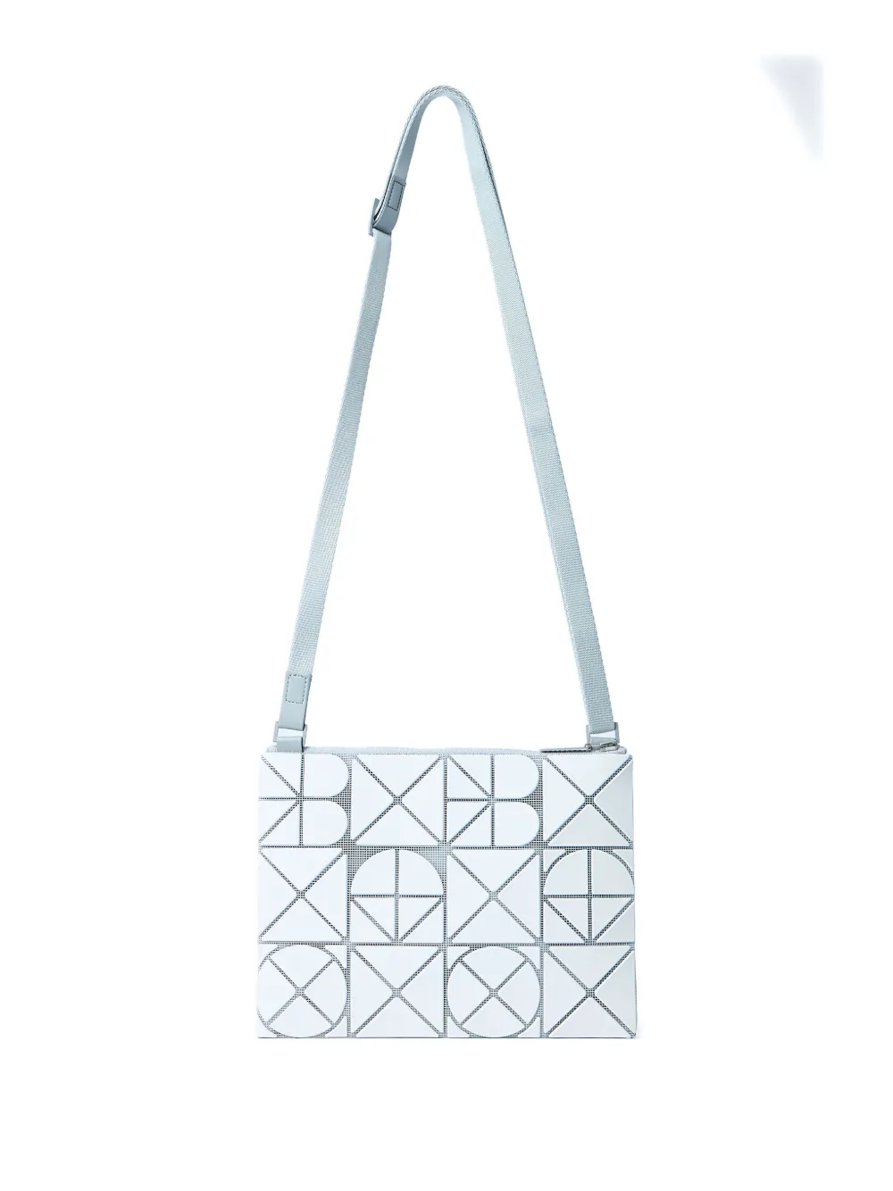 Bao Issey Miyake Font geometric-tile shoulder bag Wit