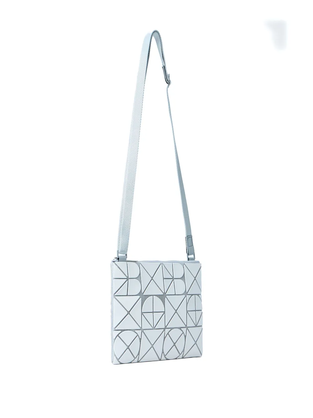 Bao Issey Miyake Font geometric-tile shoulder bag Wit