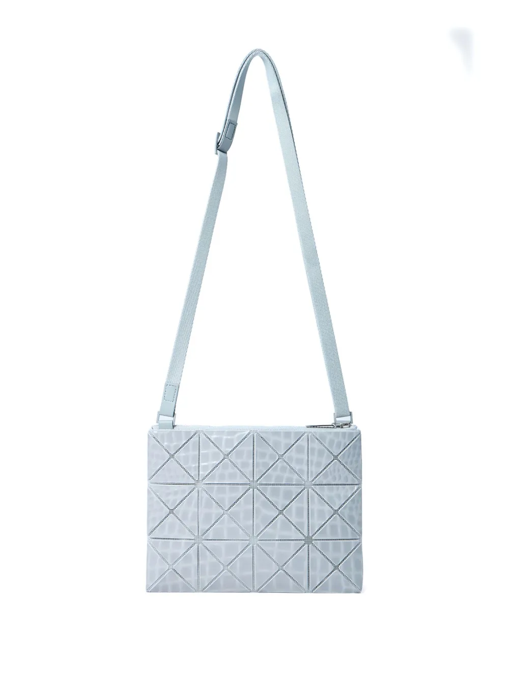 Bao Issey Miyake medium Kaiju triangular-tile cross body bag Grijs