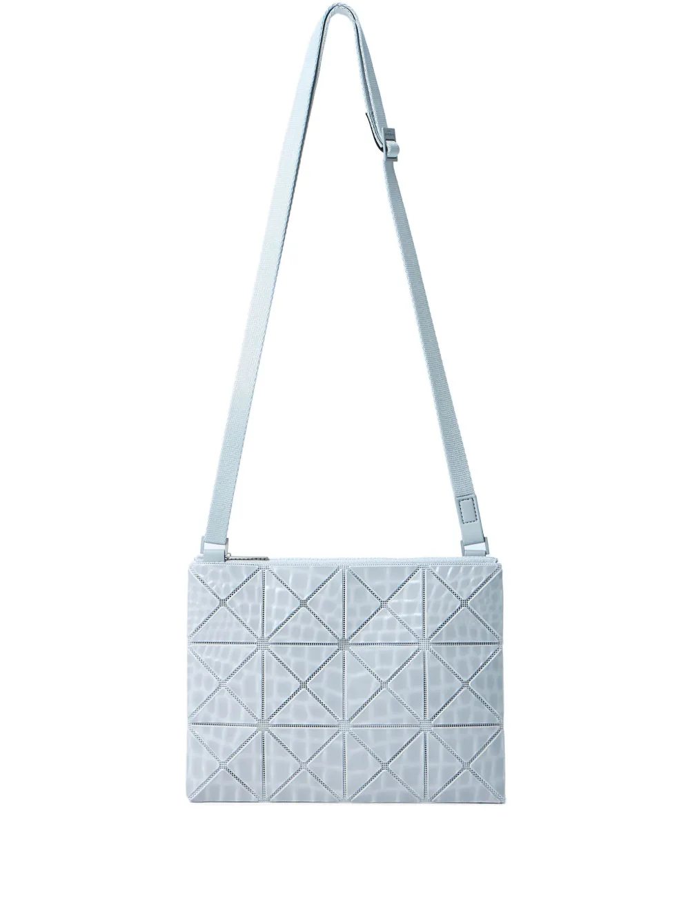 Bao Issey Miyake medium Kaiju triangular-tile cross body bag Grijs