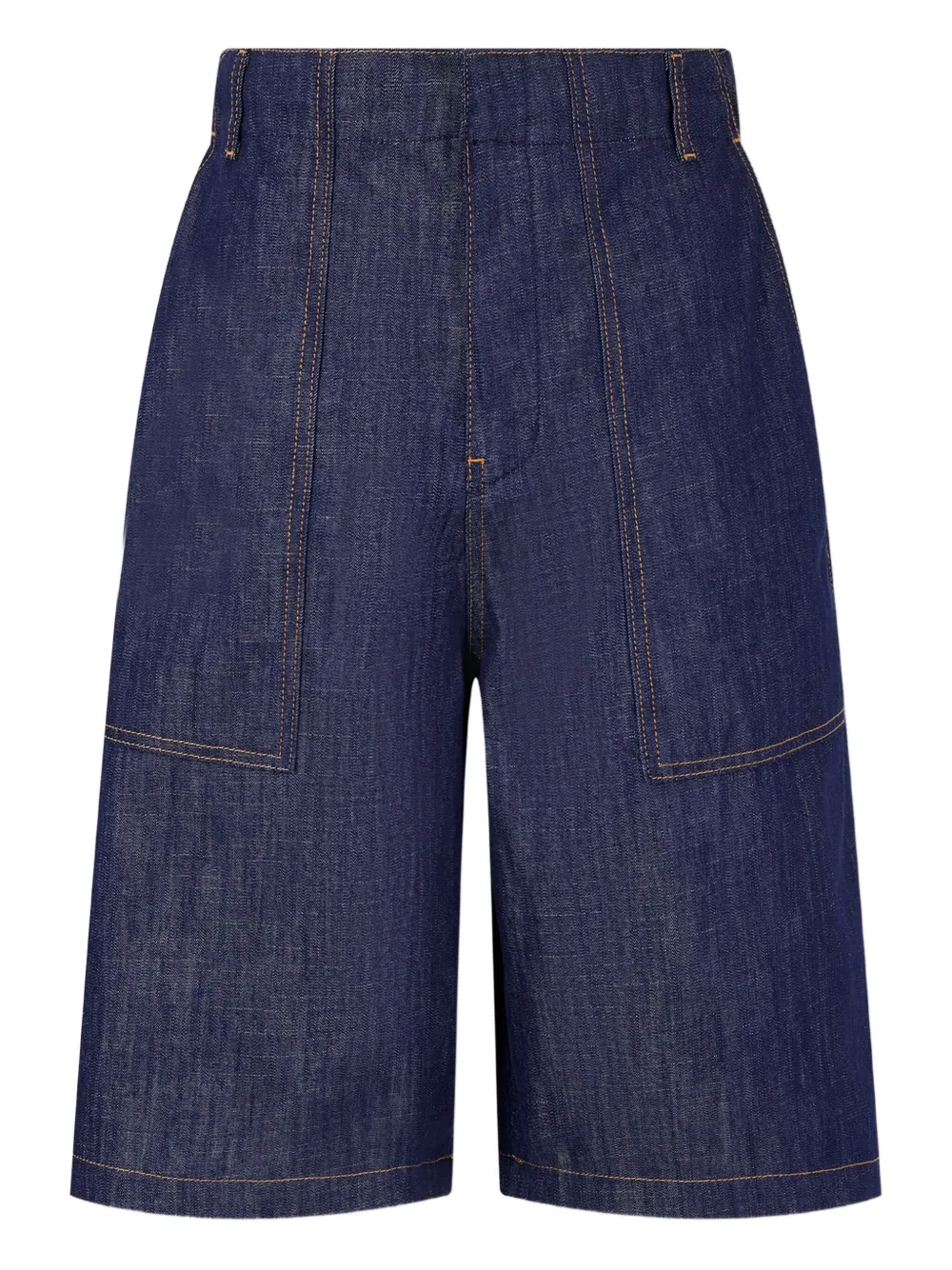 STUDIO TOMBOY Carpenter Half denim shorts Blauw