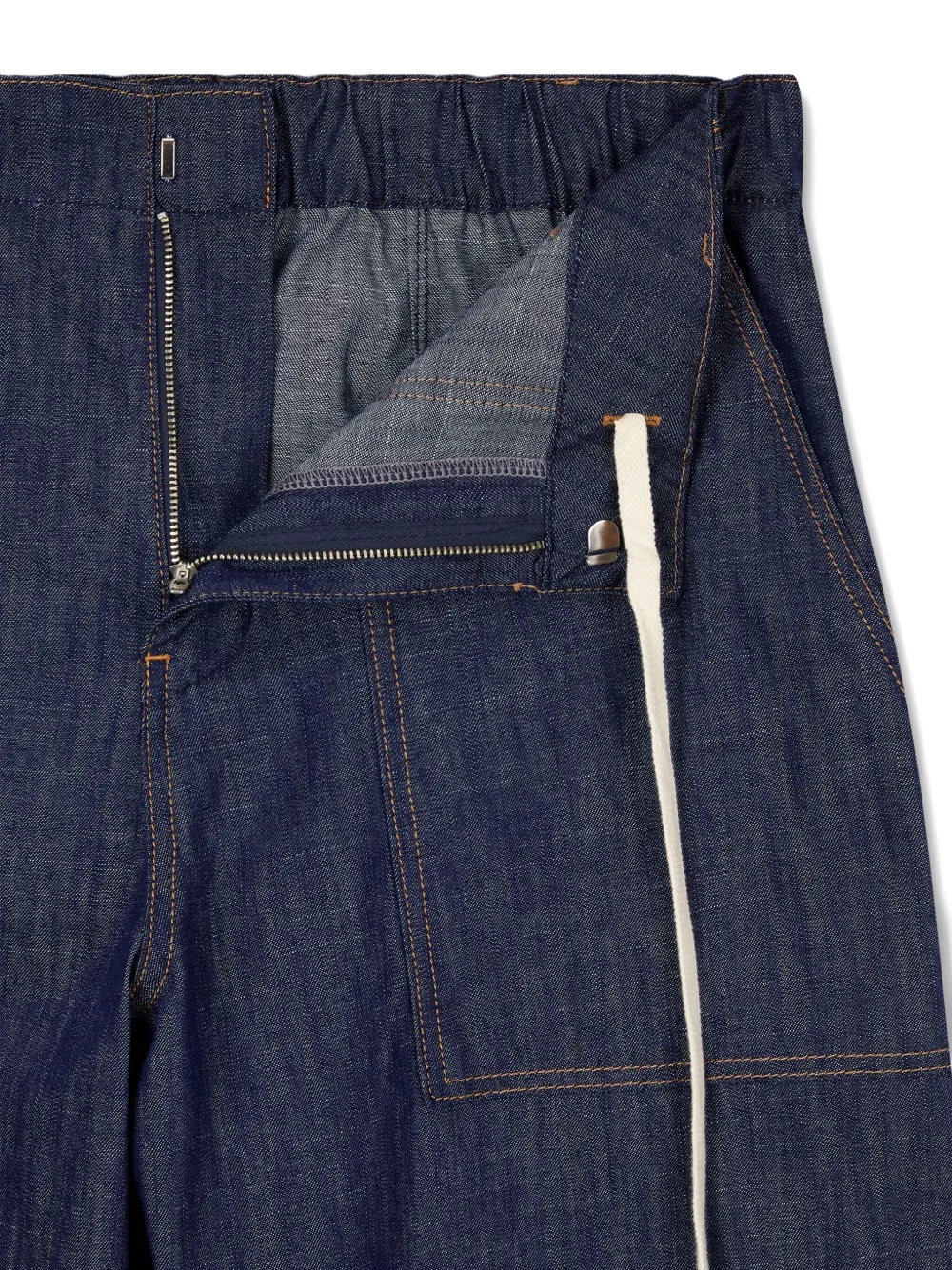 STUDIO TOMBOY Carpenter Half denim shorts Blauw
