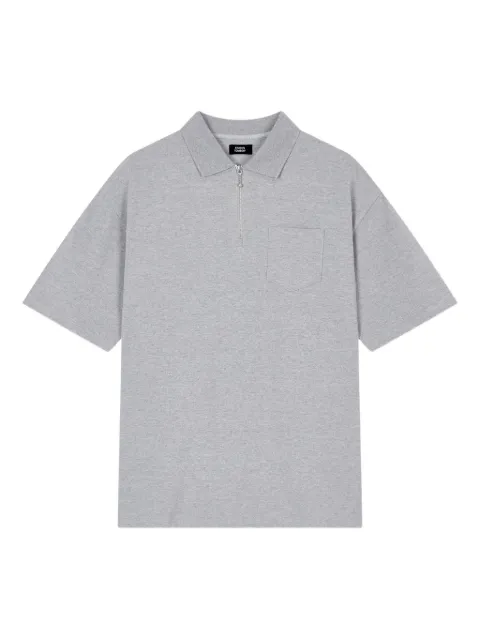 STUDIO TOMBOY half-zip polo shirt