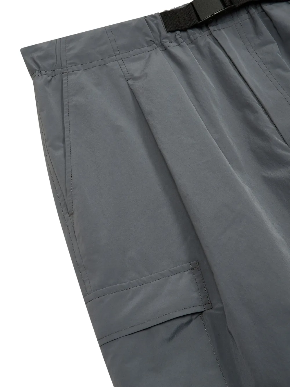 Studio Tomboy Cargo-shorts Mit Gürtel In Gray