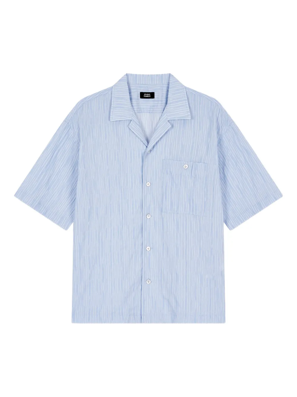 STUDIO TOMBOY striped shirt | Blue | Image 1