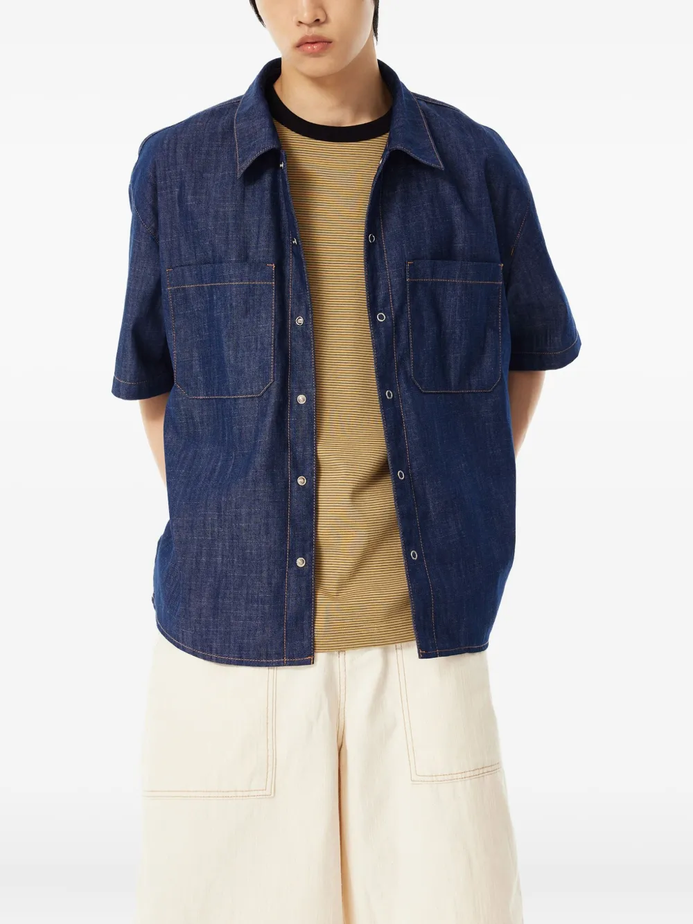 STUDIO TOMBOY Denim overhemd - Blauw