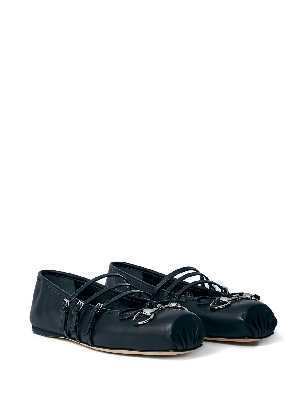 Gucci Horsebit ballerina's Zwart