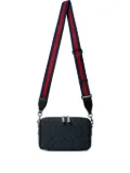 Gucci GG-monogram zip messenger bag - Black