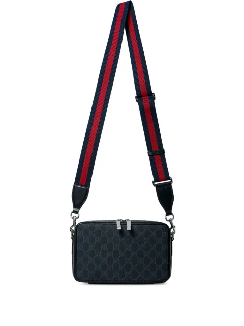 Gucci GG-monogram zip messenger bag