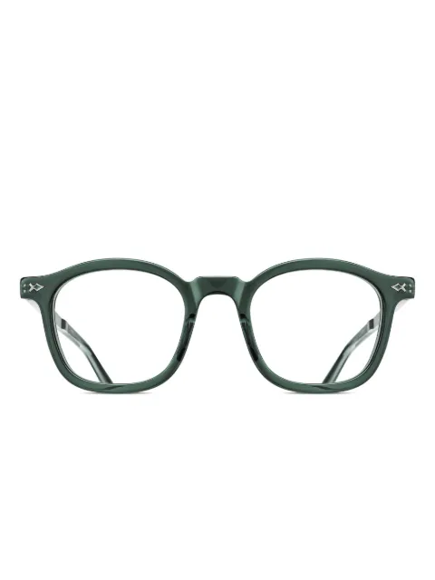 Matsuda round-frame clear-lenses glasses