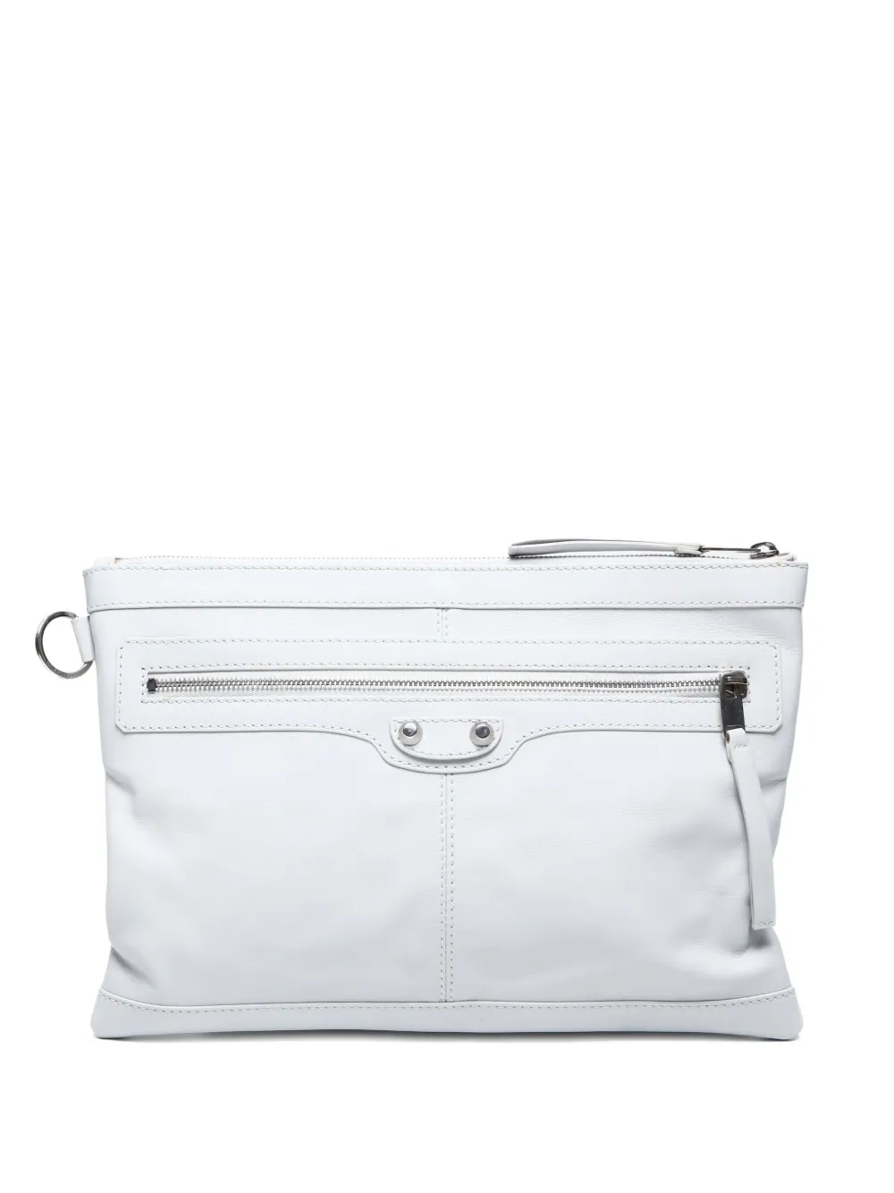 Balenciaga Pre-Owned 2010-2020 Classic Clip clutch bag | White | Image 1