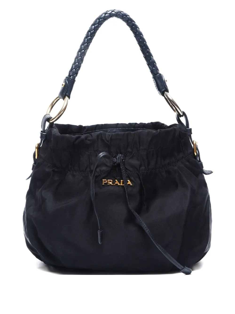 Prada Pre-Owned 2000s ロゴ ショルダーバッグ - ブラック Prada Pre-Owned 2000s ロゴ ショルダーバッグ - ブラック