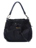 Prada Pre-Owned 2000s logo-lettering shoulder bag - Black