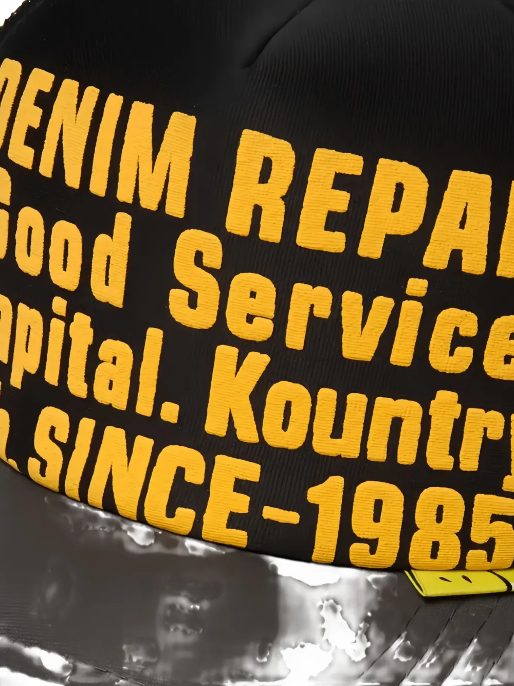 KAPITAL Repair Service cap - Zwart