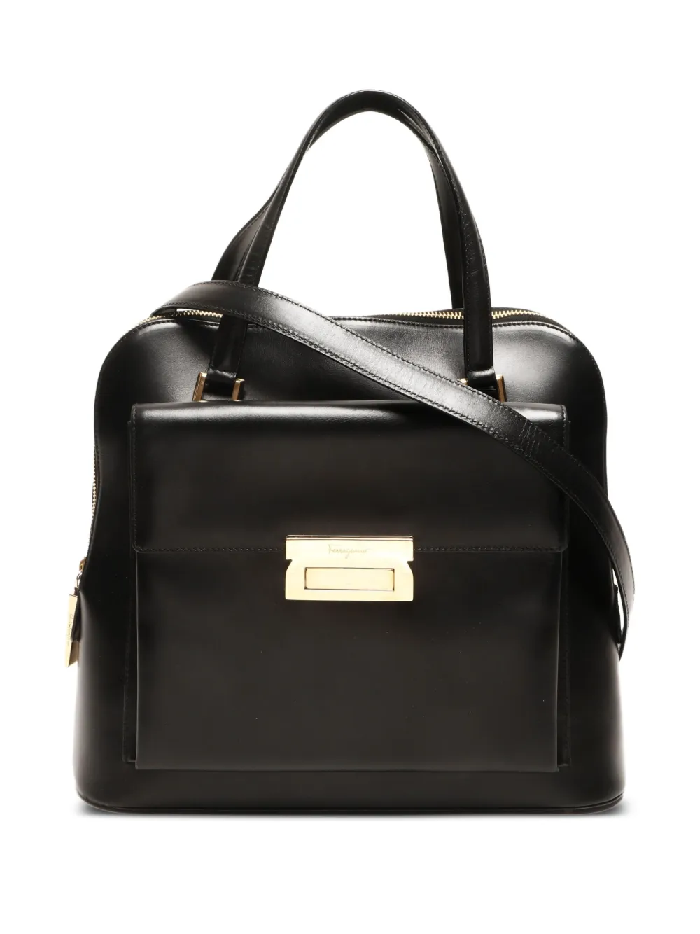 1990-2010 2way leather tote bag