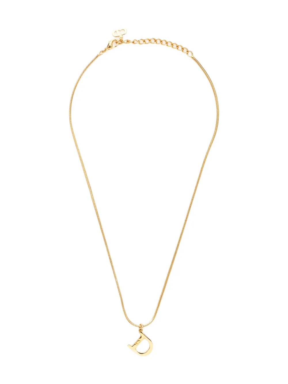 1980-1990s Dior Logo necklace