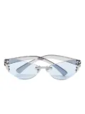 CHANEL Pre-Owned 1990-2010s rimless sunglasses - Silver