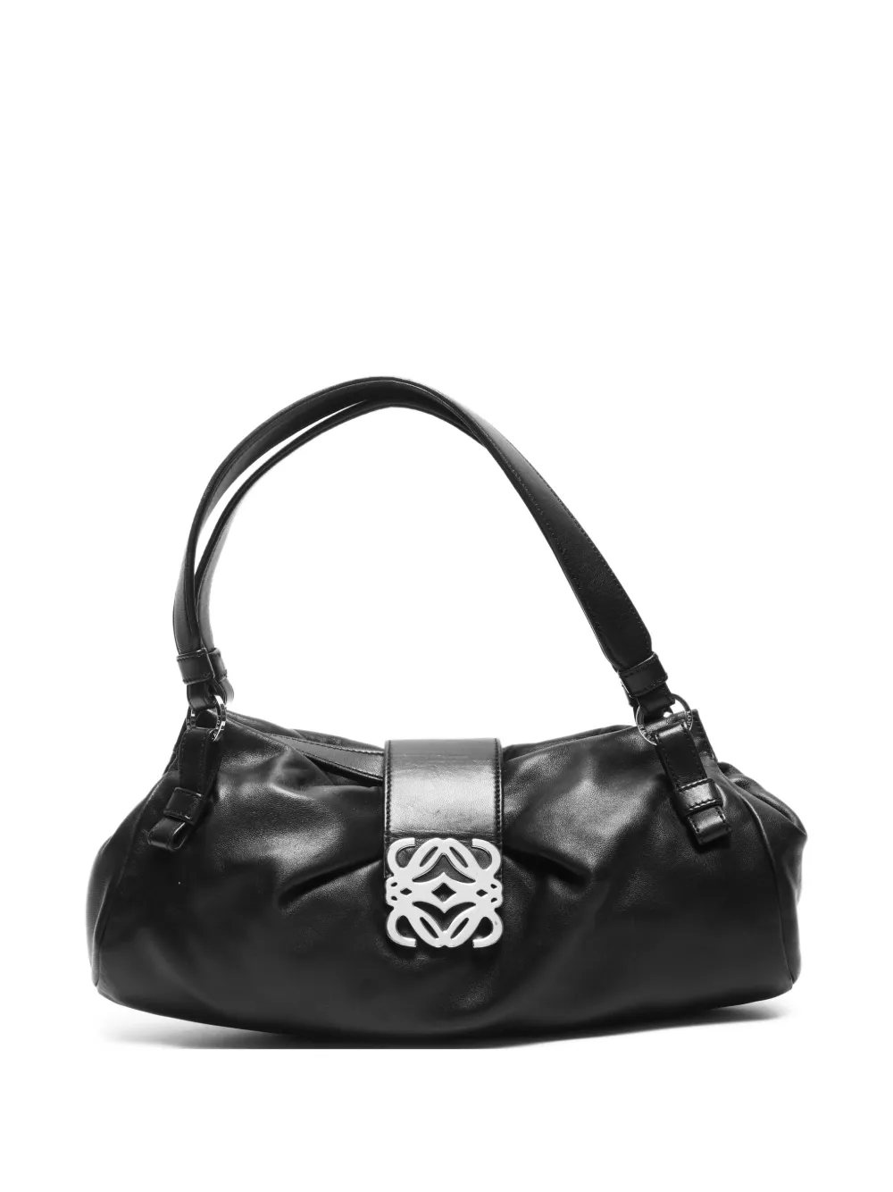 Loewe Pre-Owned 2000-2015 leather Anagram shoulder bag - ブラック Loewe Pre-Owned 2000-2015 leather Anagram shoulder bag - ブラック