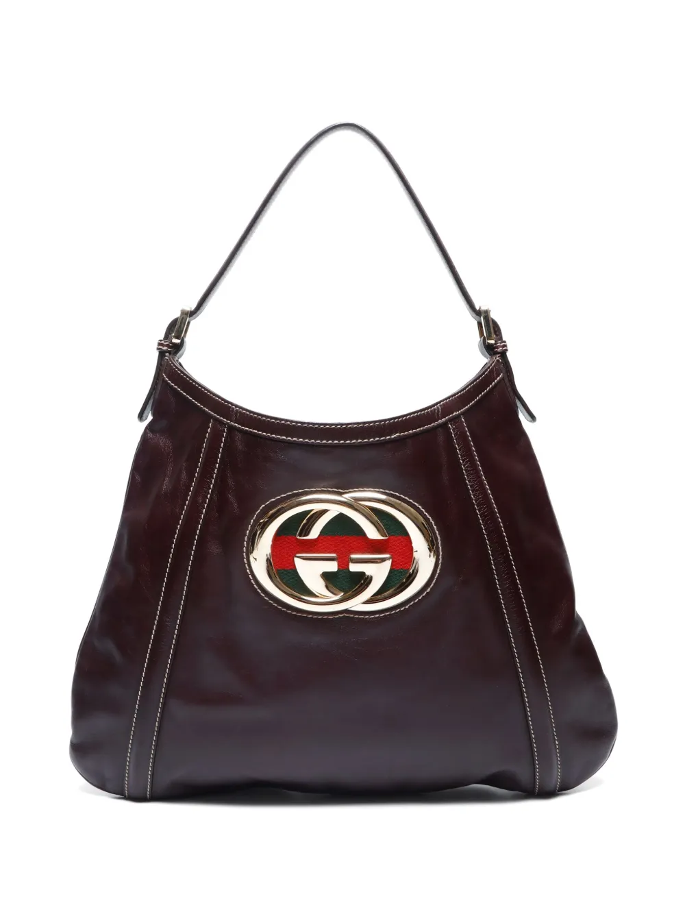 Gucci Pre-Owned 2000-2015 GG ショルダーバッグ - ブラウン Gucci Pre-Owned 2000-2015 GG ショルダーバッグ - ブラウン