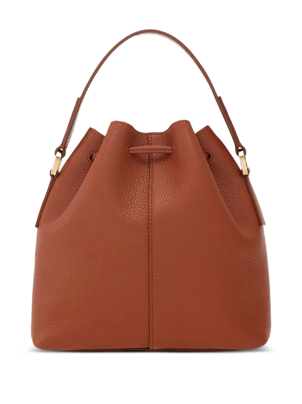 Ferragamo drawstring leather bucket bag Bruin