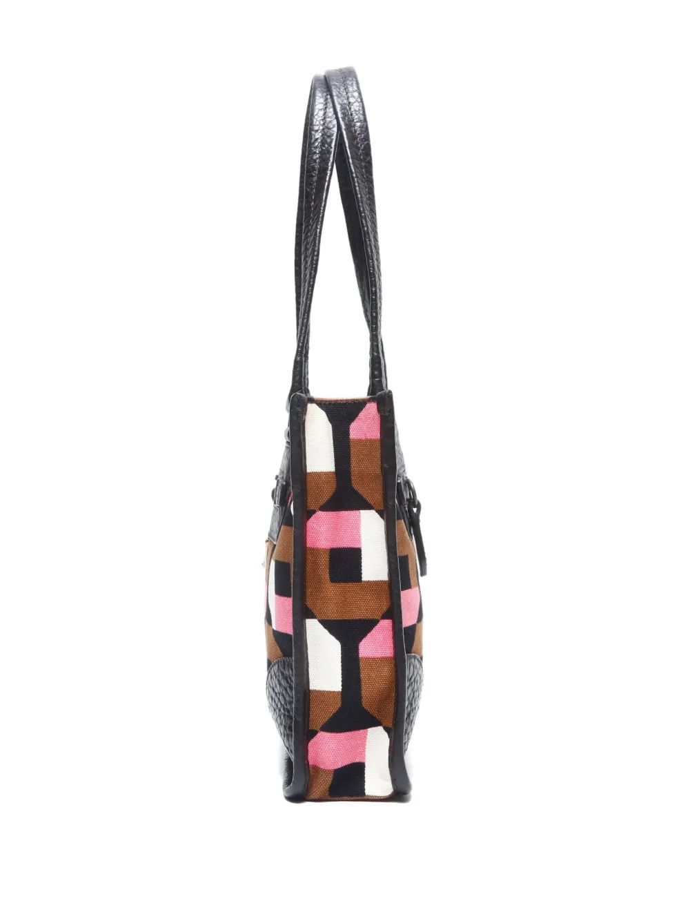 Pre-owned Prada 2000-2015 Canvas Handbag In Black