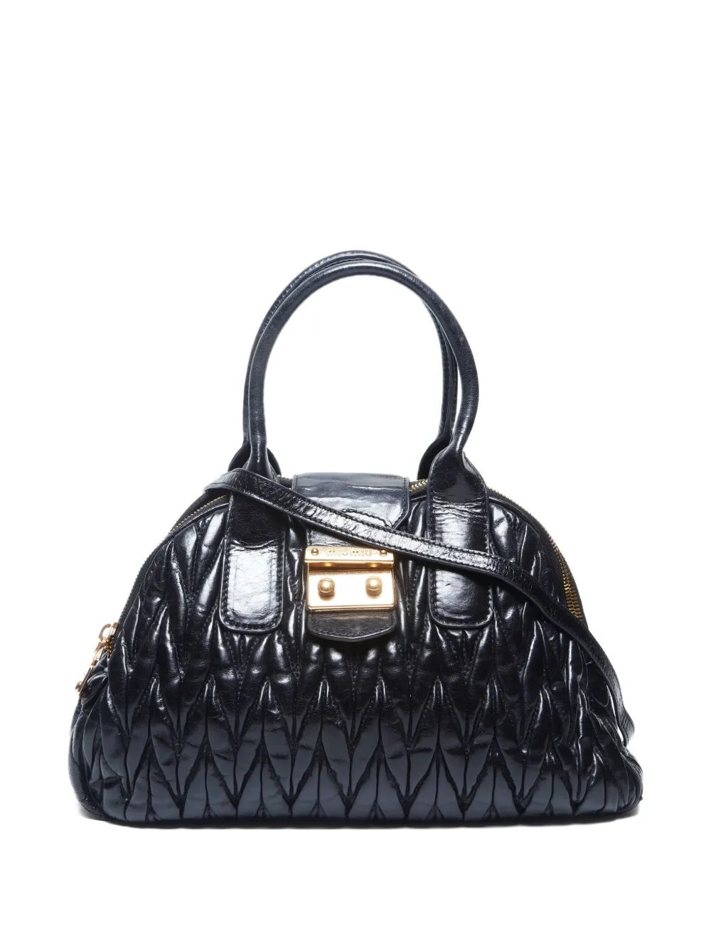 Miu Miu Pre-Owned 2010-2020 Matelasse tote bag | noir | Image 1