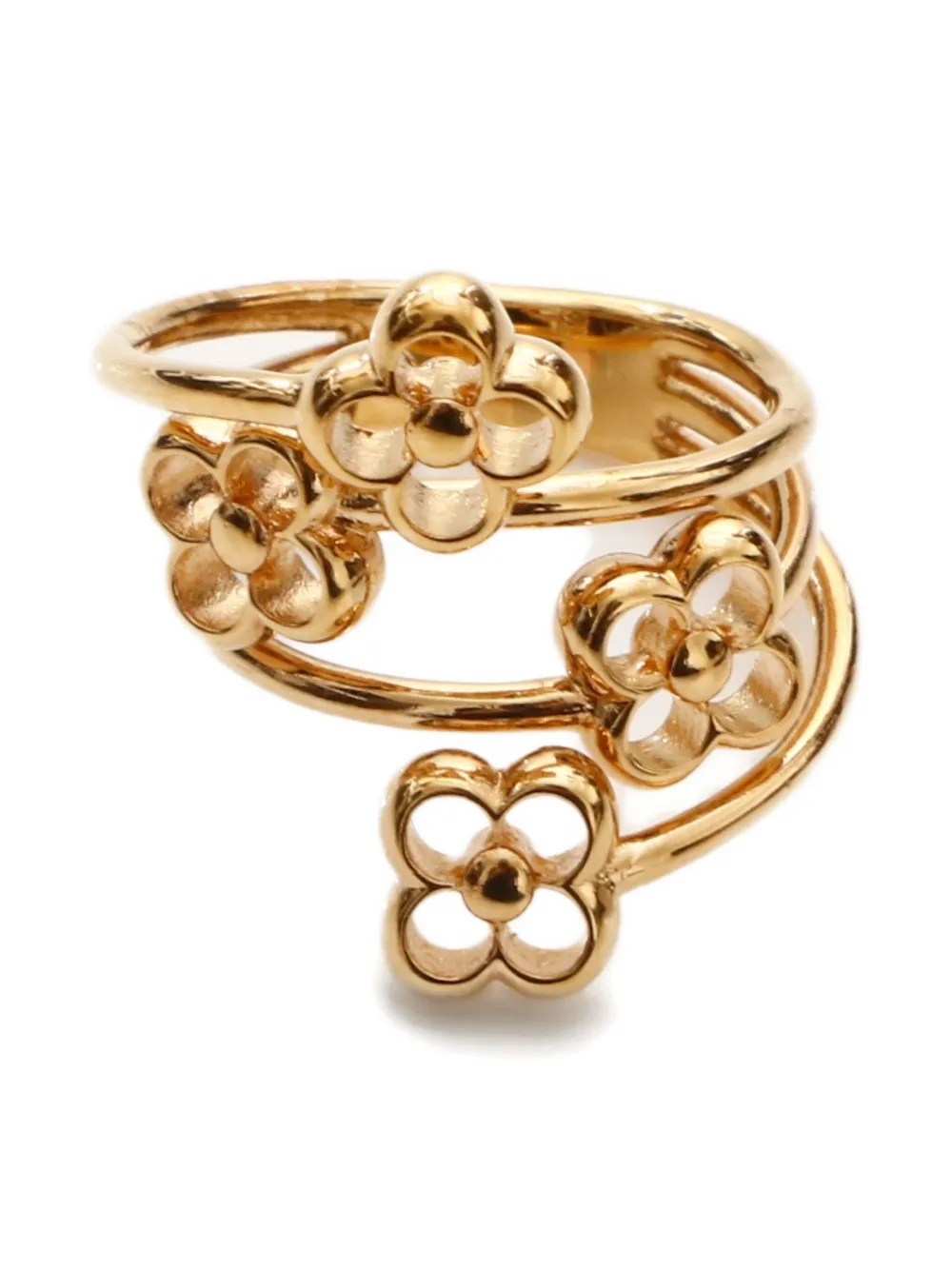 Pre-owned Louis Vuitton 2010s Flower Spiral Ring