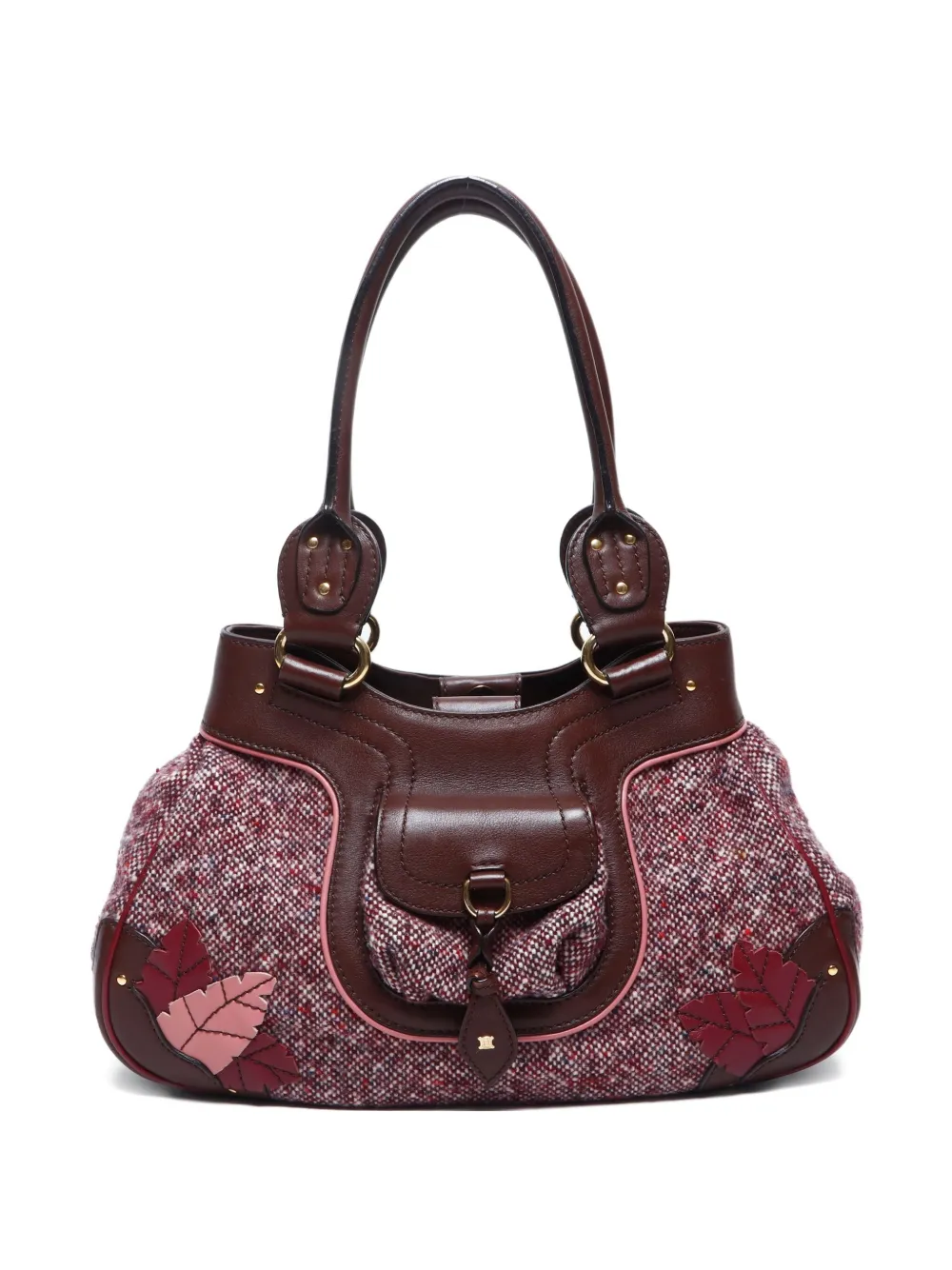 Céline Pre-Owned 1990-2000 tweed shoulder bag | Brown | Image 1
