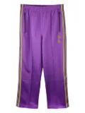 Needles side-stripe track pants - Purple