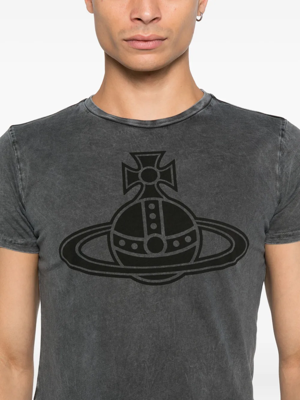 Vivienne Westwood Paris Orb Mini Peru T-shirt In Gray