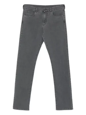 パンツ EMPORIO ARMANI eagle logo denims Emporio Armani Eagle-logo Jeans | Grey | FARFETCH