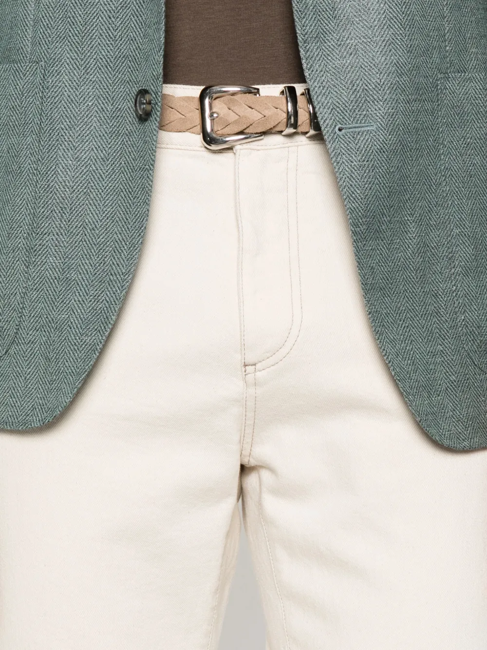 Canali Straight jeans Beige