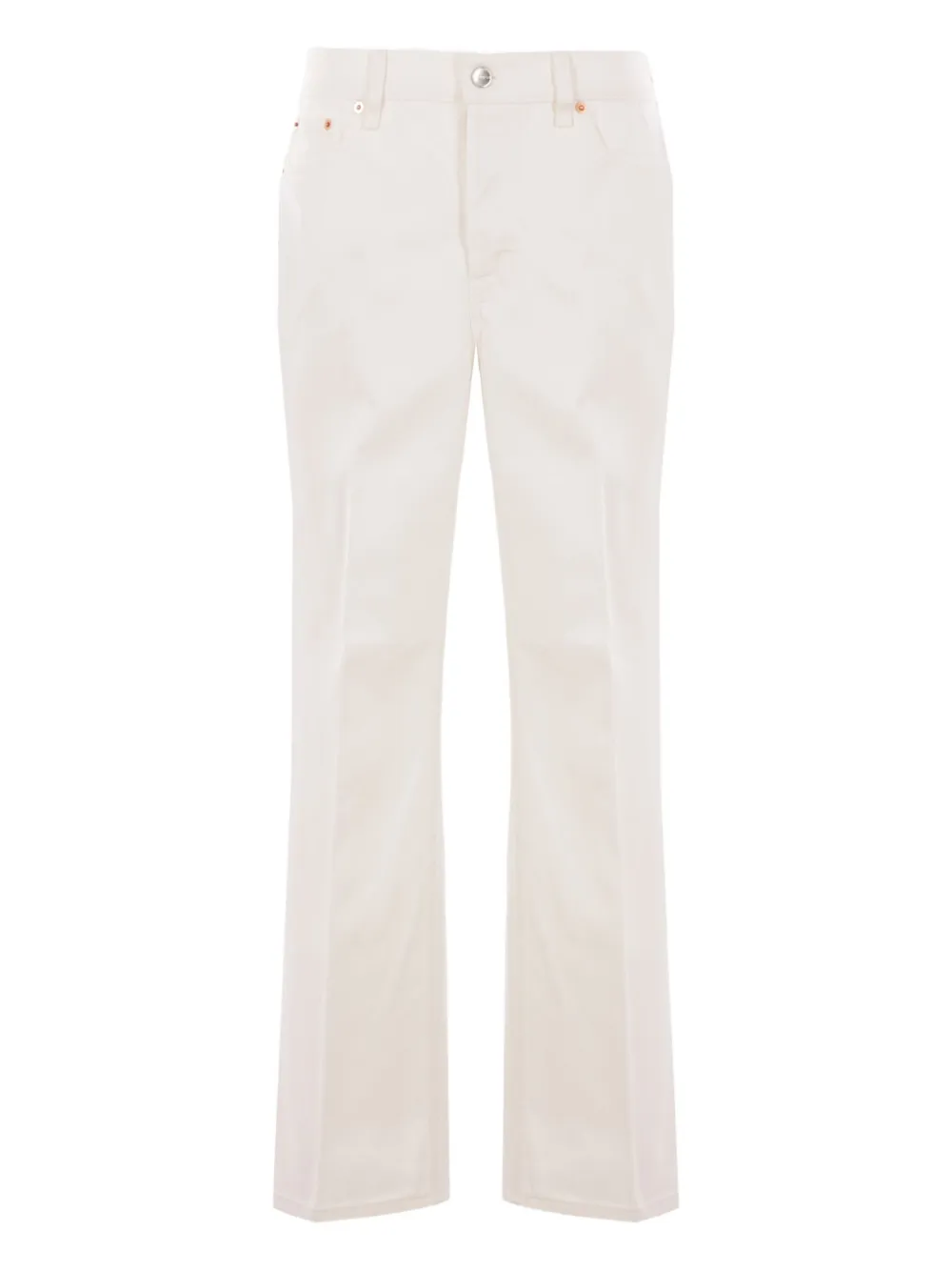 Gucci logo-patch jeans Wit