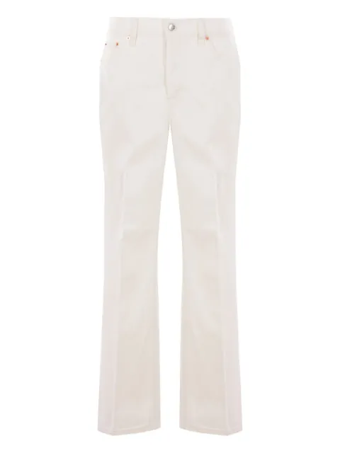 Gucci logo-patch jeans