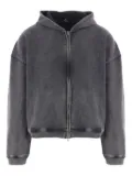 Represent zip-fastening hoodies - Grey