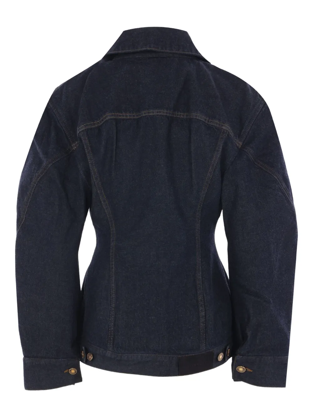 Givenchy puffed-sleeve denim jacket Blauw