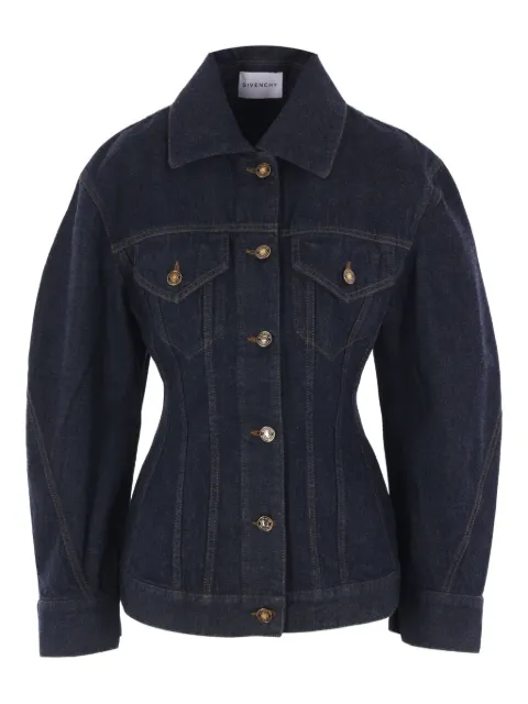 Givenchy puffed-sleeve denim jacket