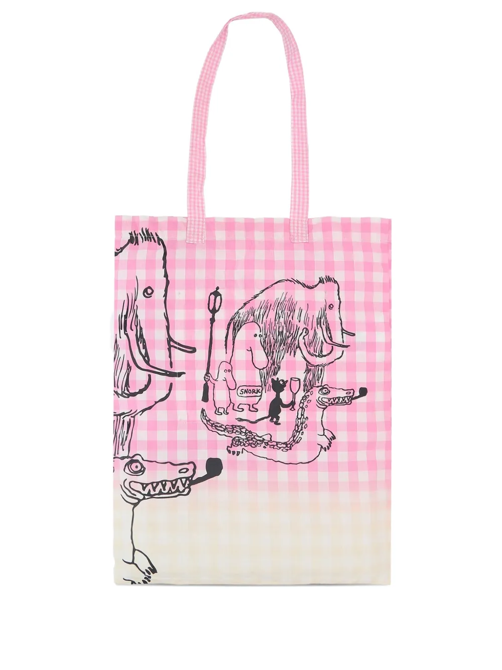 Comme des Garçons TAO graphic-print tote bag - ピンク Comme des Garçons TAO graphic-print tote bag - ピンク