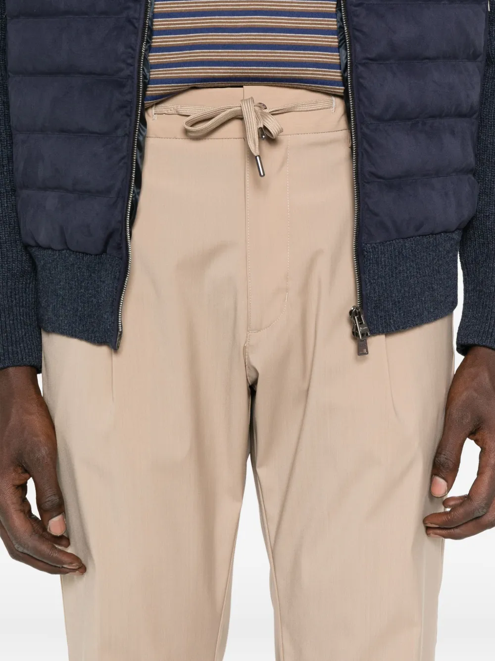 Herno Broek met trekkoord Beige