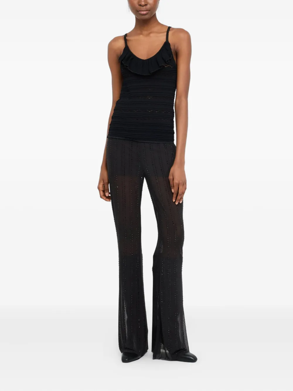 LIU JO ruffled top | Knitted Sweaters | Image 2