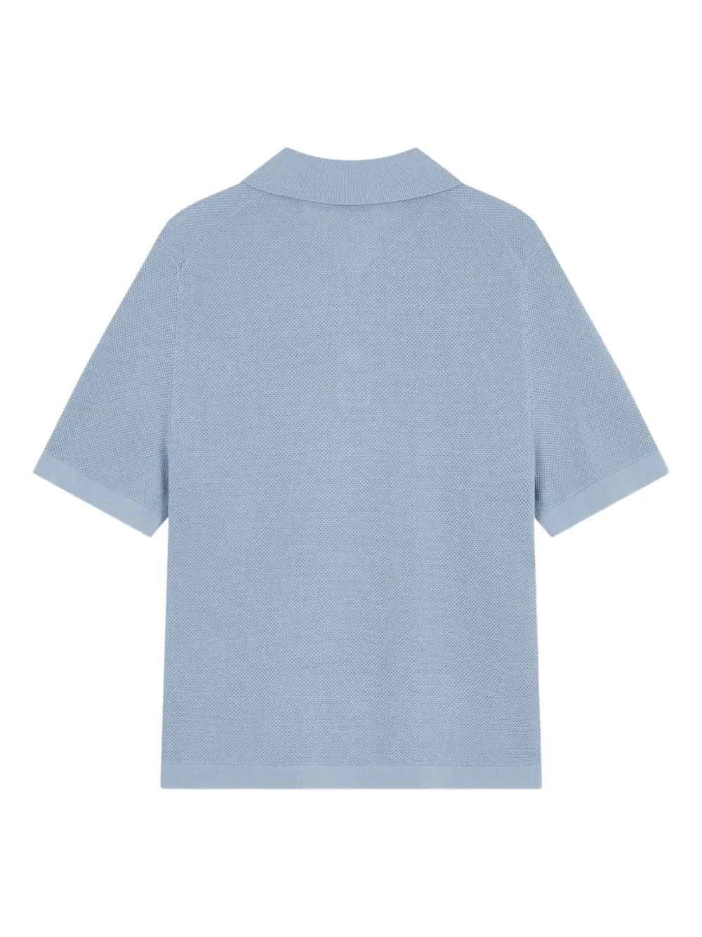 Studio Tomboy Polo-collar Knit Top