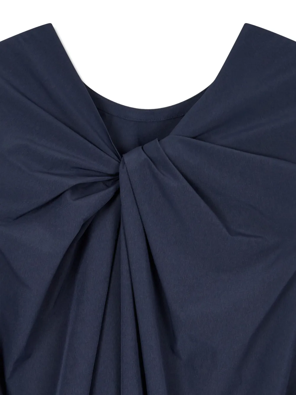 STUDIO TOMBOY Gedraaide gesmockte jurk Blauw