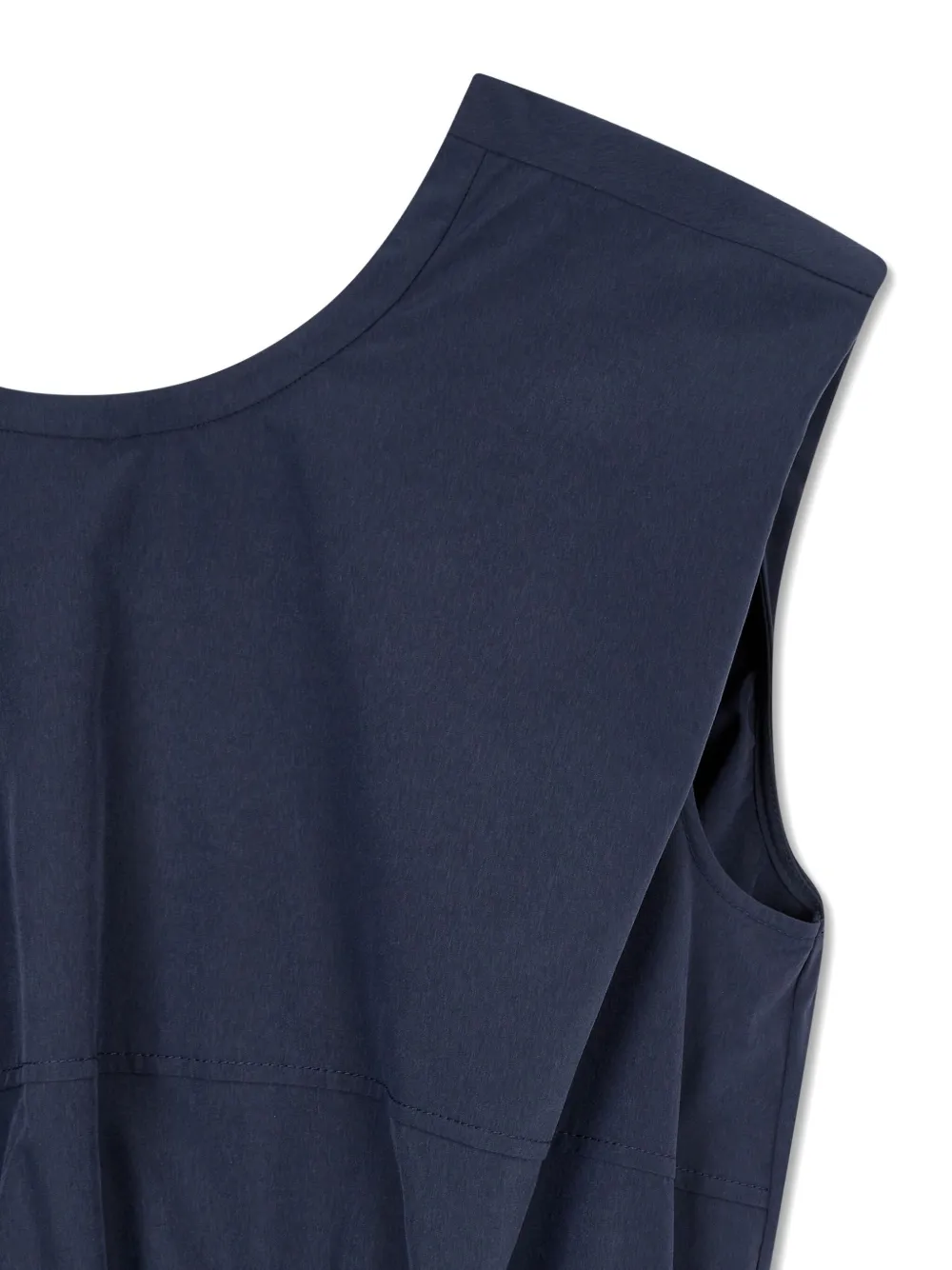 STUDIO TOMBOY Gedraaide gesmockte jurk Blauw
